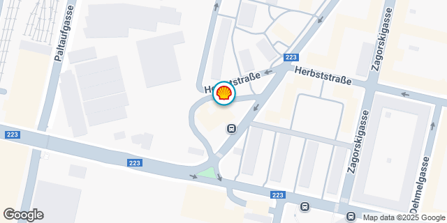 Umgebungskarte von WIEN PFENNINGGELDG 2/ECKE HERBSTST.