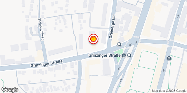 Umgebungskarte von WIEN GRINZINGERSTRASSE.