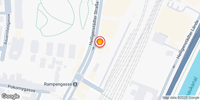 Umgebungskarte von WIEN HEILIGENSTAEDTERSTR