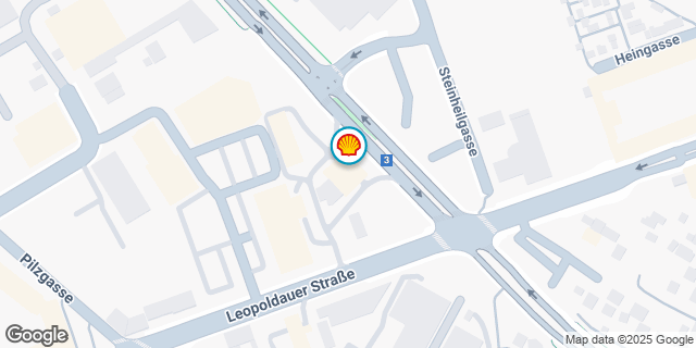 Umgebungskarte von WIEN LEOPOLDAUERSTRASSE.
