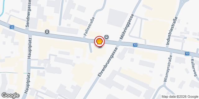 Umgebungskarte von SCHWECHAT BRUCK-HAINBURGERSTRASSE.