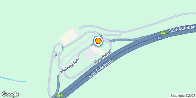 Umgebungskarte von ASPANG A2/SUEDAUTOBAHN-ZOEBERN