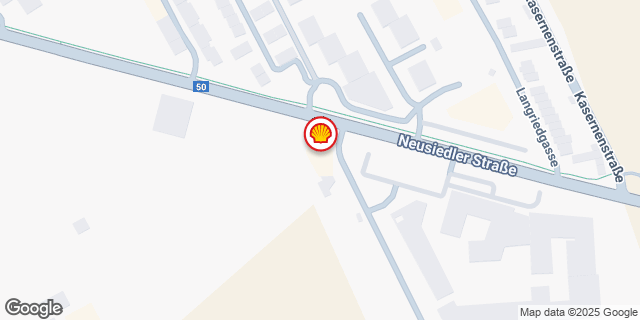 Umgebungskarte von EISENSTADT NEUSIEDLER STRASSE.