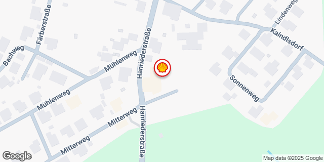 Umgebungskarte von PUTZLEINSDORF HANRIEDER STR