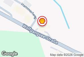 Umgebungskarte von HOF B.SALZBURG WOLFGANGSEESTRASSE.