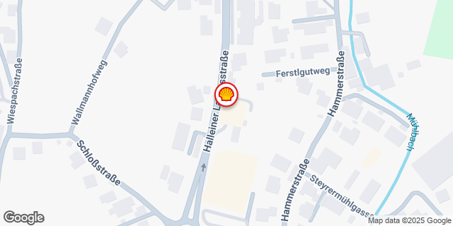 Umgebungskarte von OBERALM HALLEINER LANDESSTRASSE.