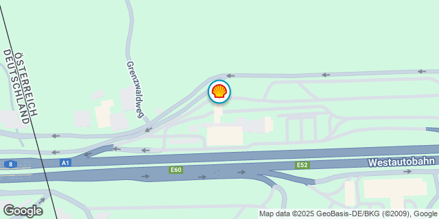 Umgebungskarte von WALS/SALZBURG (NORD) GRENZWALDWEG