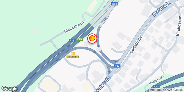 Umgebungskarte von SCHOENBERG