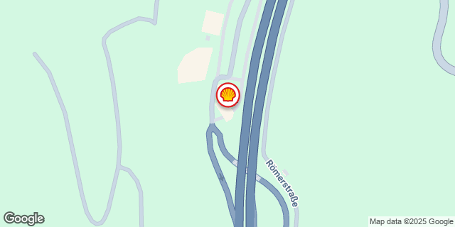 Umgebungskarte von SCHOENBERG A13-AUTOBAHN