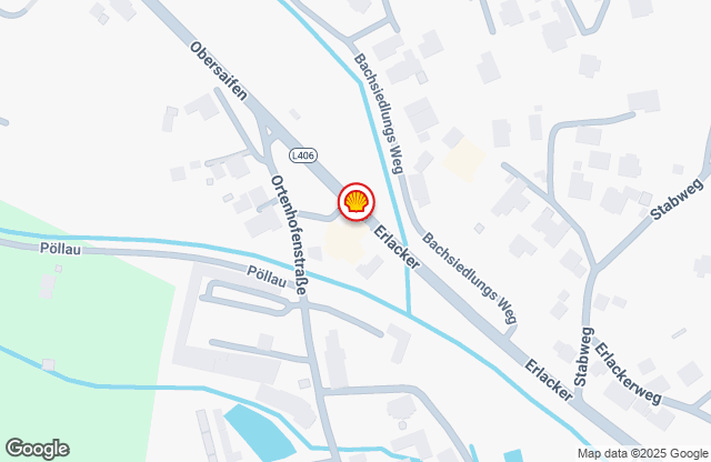 Umgebungskarte von POELLAU BEI HARTBERG SCHLOFFERECKS.