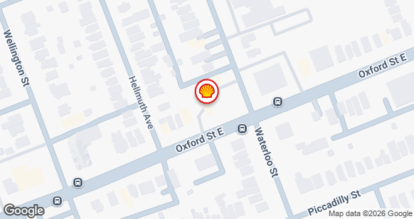 OXFORD ST E - WATERLOO ST. - Shell