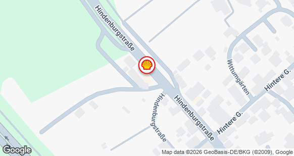 GINGEN, HINDENBURGSTRAßE 44. - Shell
